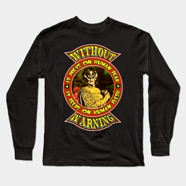 Without Warning Colour Long Sleeve T-Shirt by CosmicAngerDesign